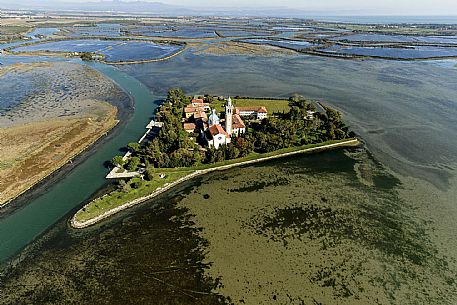 Aereal view of Barbana